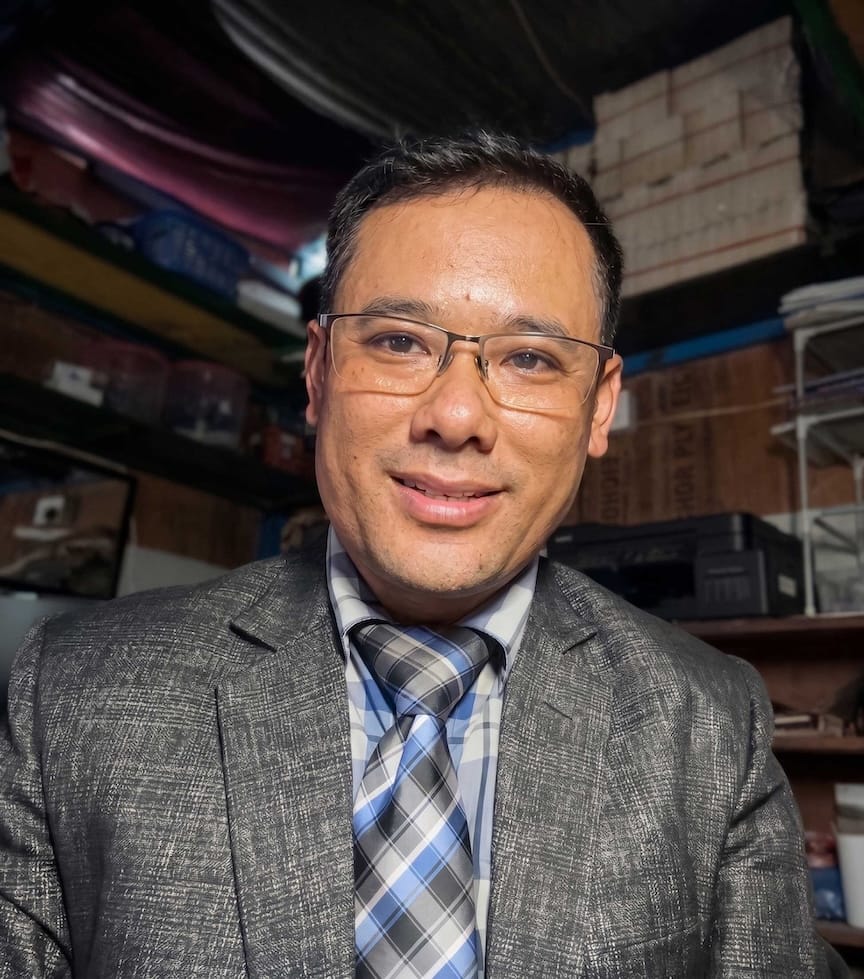 Portrait of Dr. ND Lama